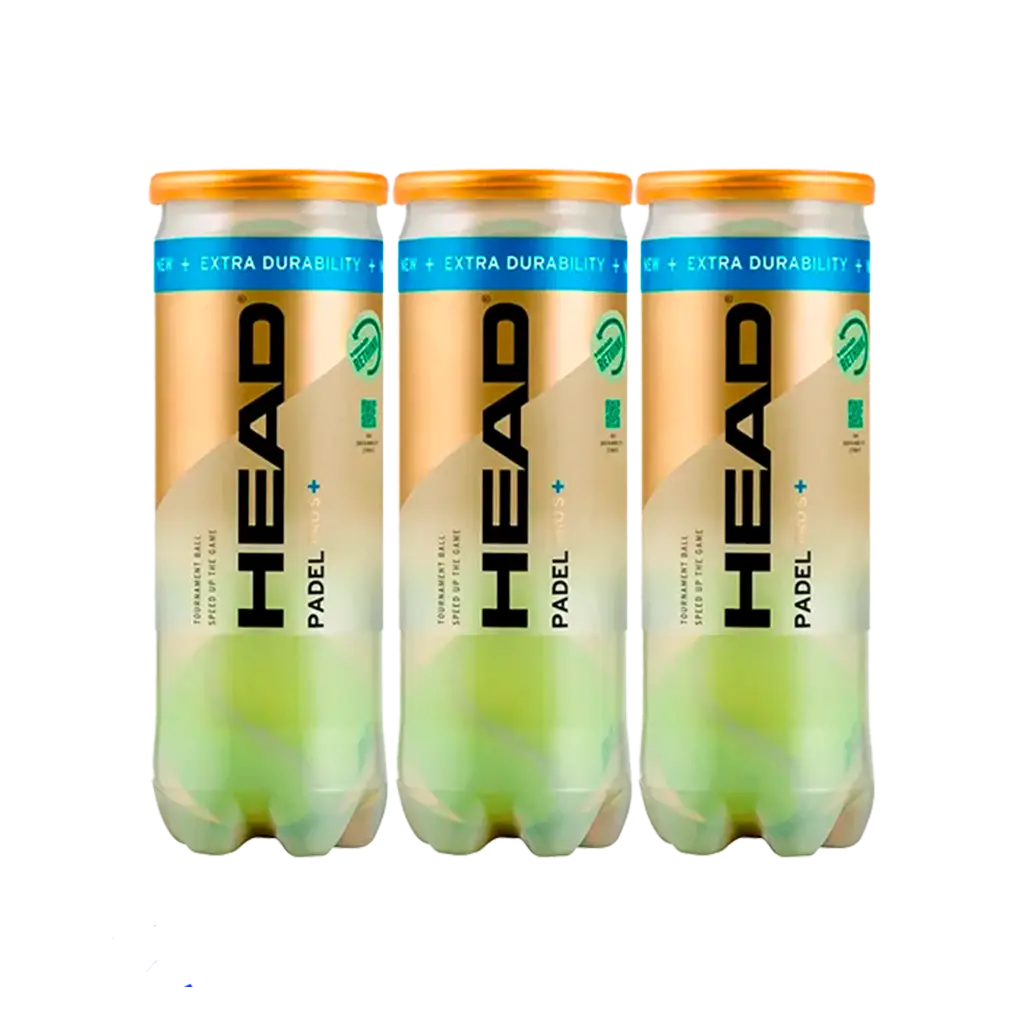 Pelotas Head Padel Pro S + (pack x3)