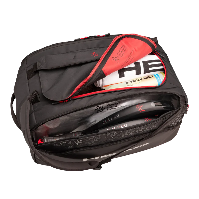 Bolsa Head Coello Pro X Padel L Negro 2025 - Image 3