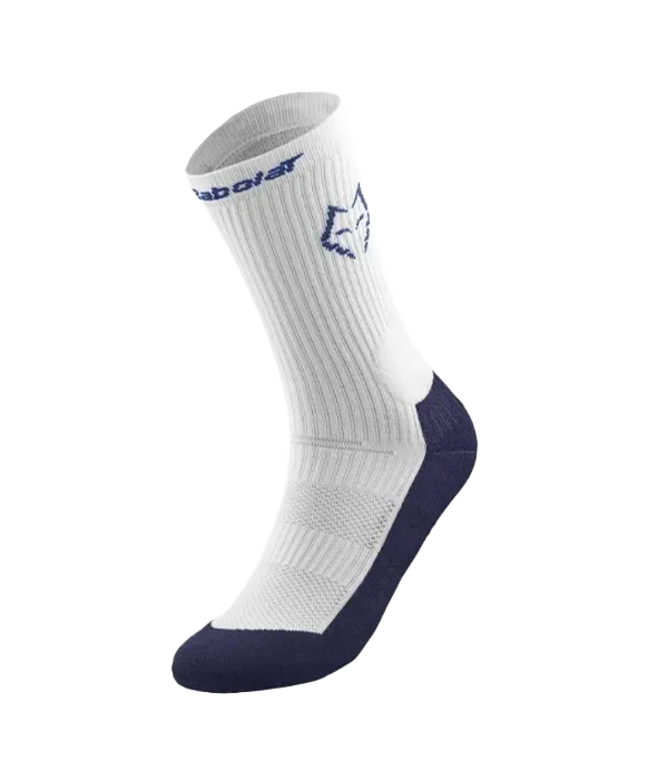 Calcetines Babolat Largos Mid-Calf White/Estate Blue J. Lebrón