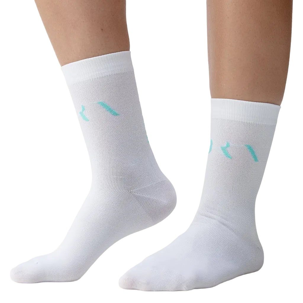 Calcetines Born Living Yoga Acari White/Miami Green - Image 2