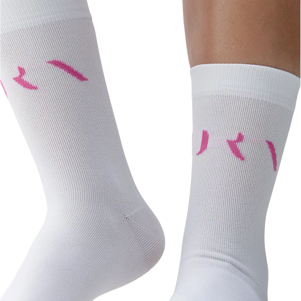 Calcetines Born Living Yoga Acari White/Fuxia - Image 3