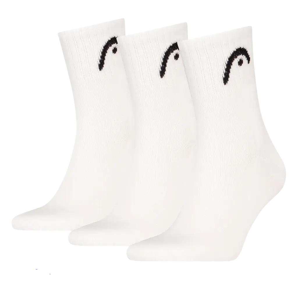 Calcetines Head Cortos Club Crew Blanco (Pack x3) 2026