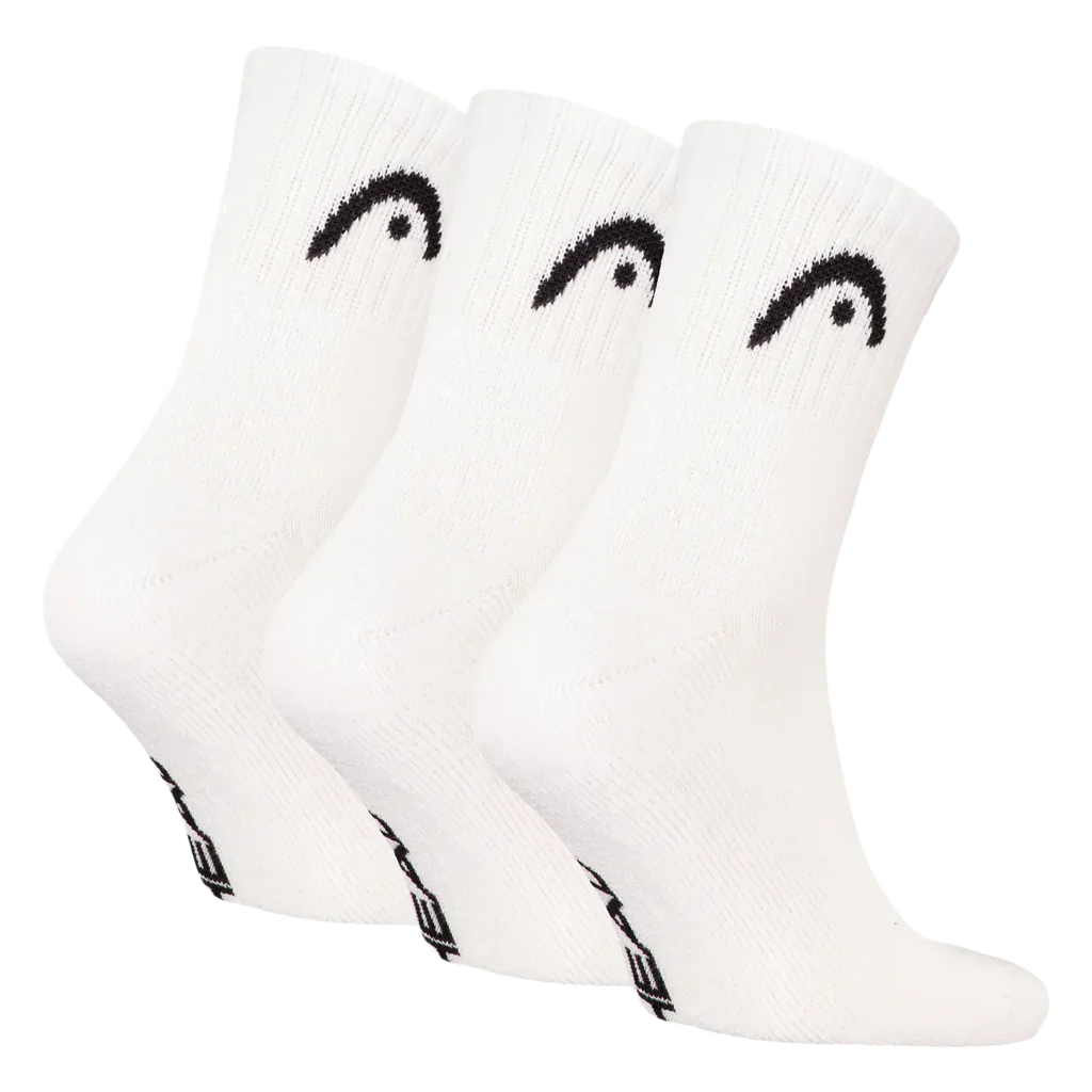 Calcetines Head Cortos Club Crew Blanco (Pack x3) 2026 - Image 2