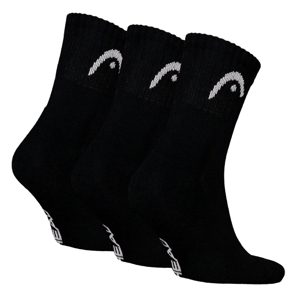 Calcetines Head Cortos Club Crew Negro (Pack x3) - Image 2