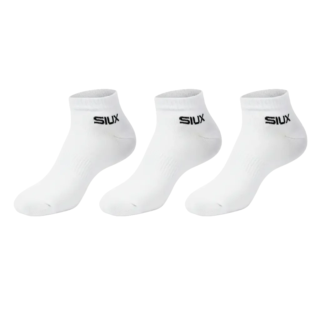 Calcetines Siux Basic Cortos 26 White (Pack x3)