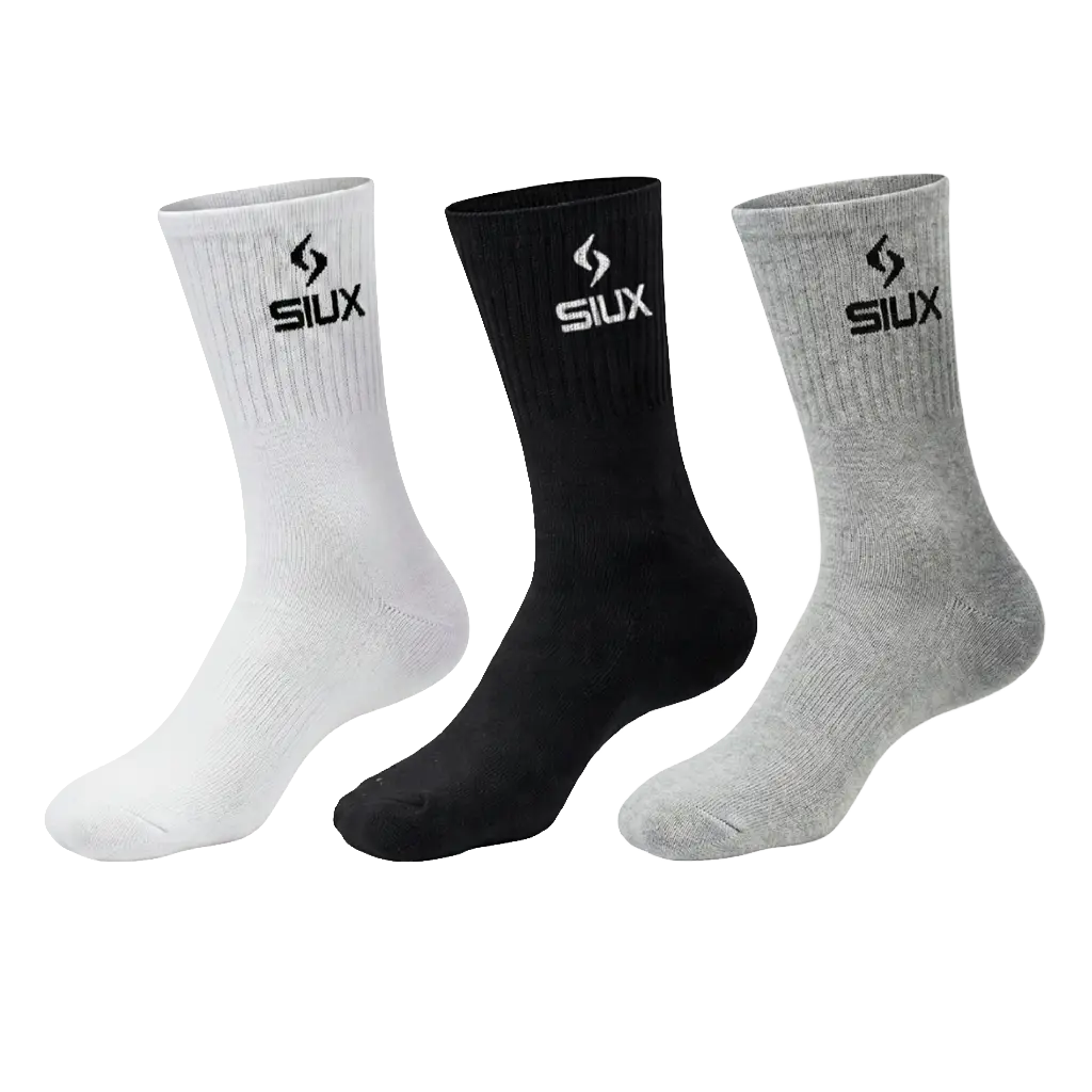 Calcetines Siux Largos Básicos 26 Multicolor (Pack x3)