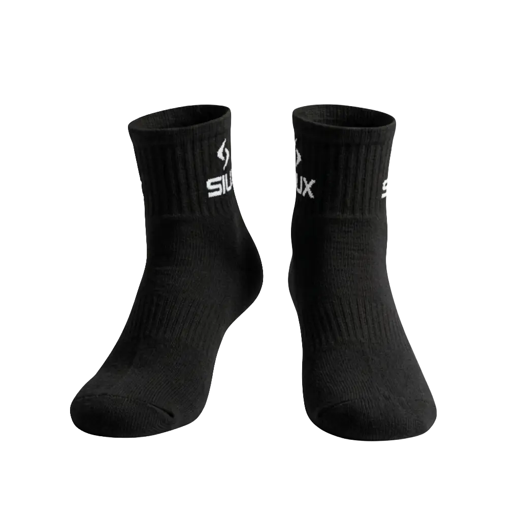 Calcetines Siux Medios Básicos 26 Negros (Pack x3) - Image 2