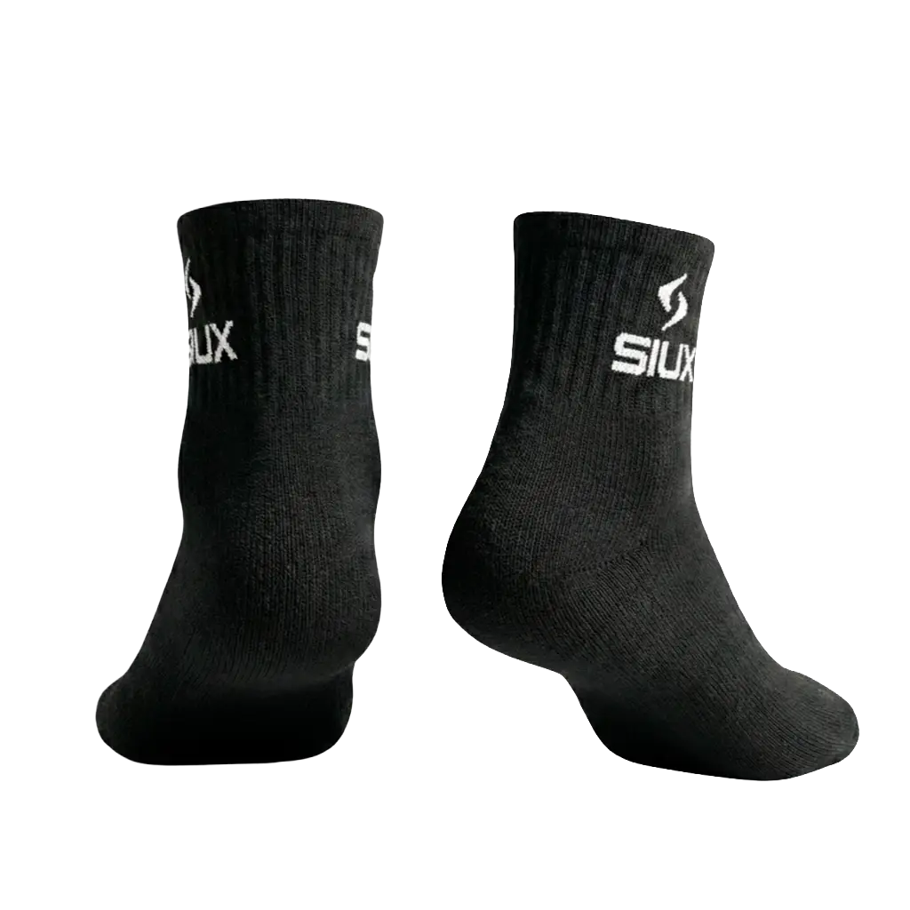 Calcetines Siux Medios Básicos 26 Negros (Pack x3) - Image 3