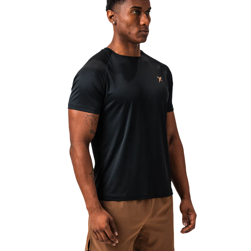Camiseta Drop Shot Global Negro - Image 2