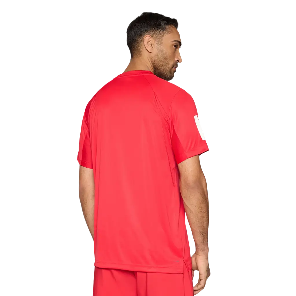 Camiseta Adidas Club 3STR Rojo 2026 - Image 3
