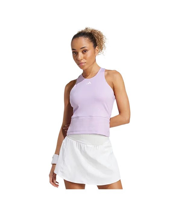 Camiseta Adidas con sujetador Y-TANK MIDI Morado