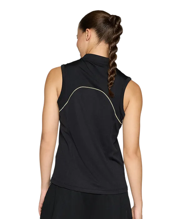 Camiseta Asics Manga Corta Court Perfomance Negro Mujer - Image 2