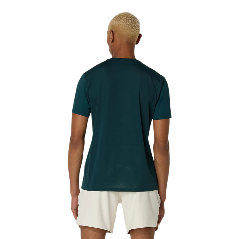 Camiseta Asics Match Seasonal Graphic Verde Saxon - Image 3