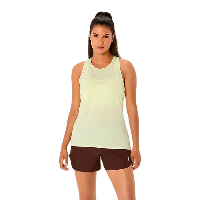 Camiseta Asics Nagino Run Ajustable Amarillo Mujer 2026