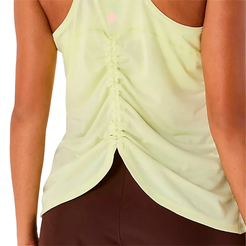 Camiseta Asics Nagino Run Ajustable Amarillo Mujer 2026 - Image 3