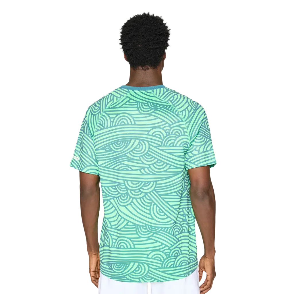 Camiseta Asics Padel Court All Over Print SS Top Misty Pine/Vital Green - Image 3