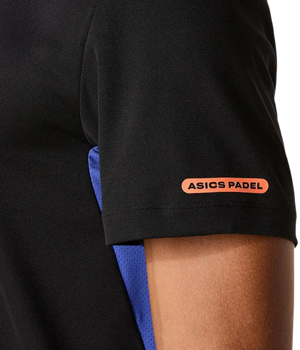 Camiseta Asics Padel Court SS Black/Dark Cobalt 2025 - Image 5