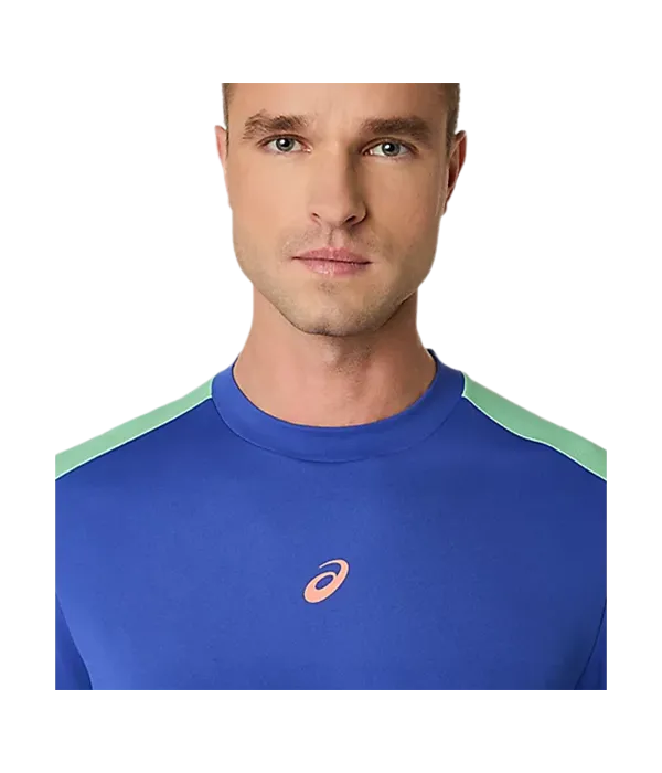 Camiseta Asics Padel Court SS Dark Cobalt/Menthol 2025 - Image 4