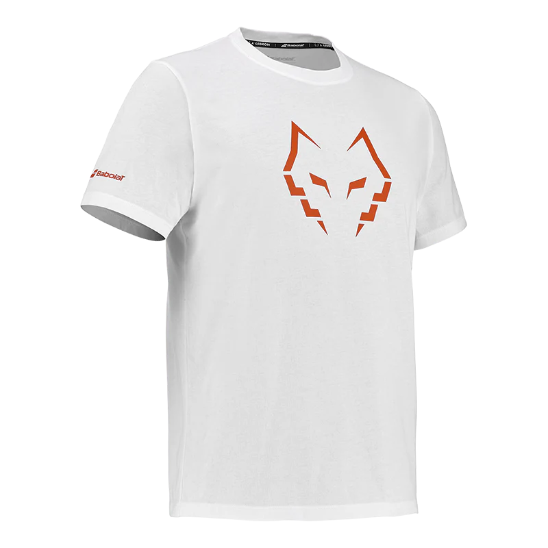 Camiseta Babolat Algodón White/White 2026 J. Lebrón - Image 2