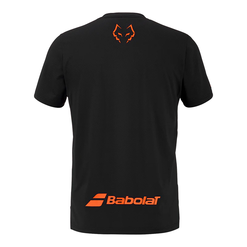 Camiseta Babolat Crew Neck Tee Black/Black 2026 J. Lebrón - Image 3