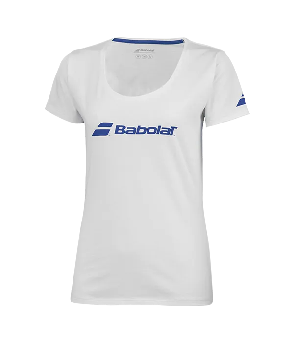 Camiseta Babolat Exercise Tee Mujer White/White - Image 2