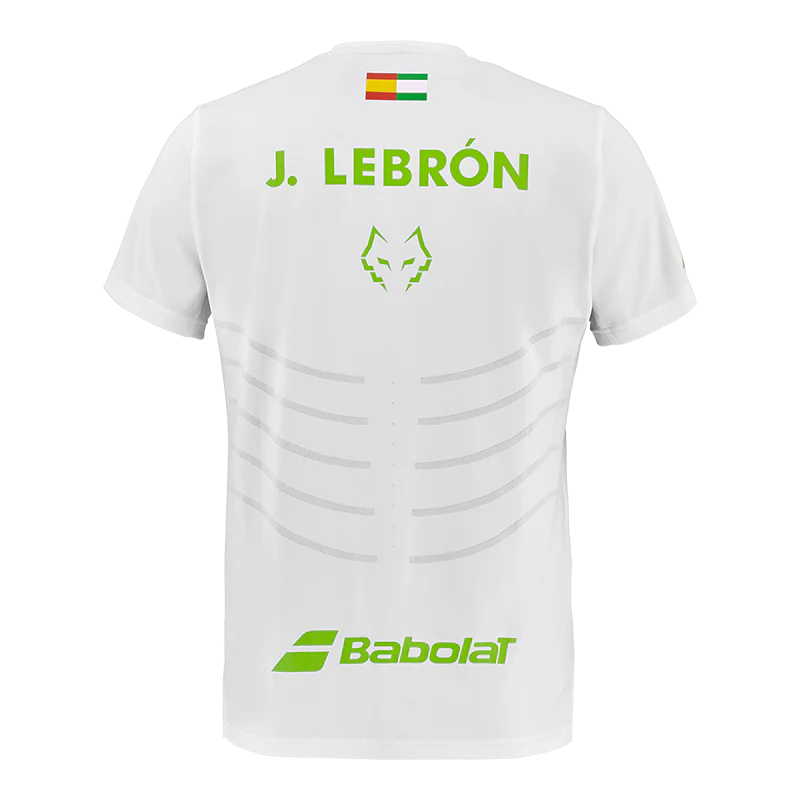 Camiseta Babolat Réplica White/White 2026 J. Lebrón - Image 2