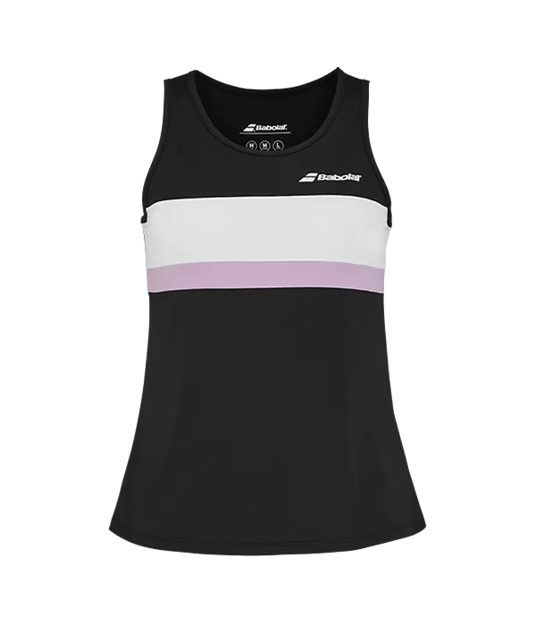 Camiseta Babolat Tank Top Black/Black Mujer