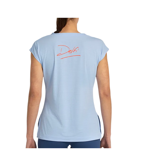 Camiseta Bullpadel Delfi Azul Celeste Mujer - Image 2