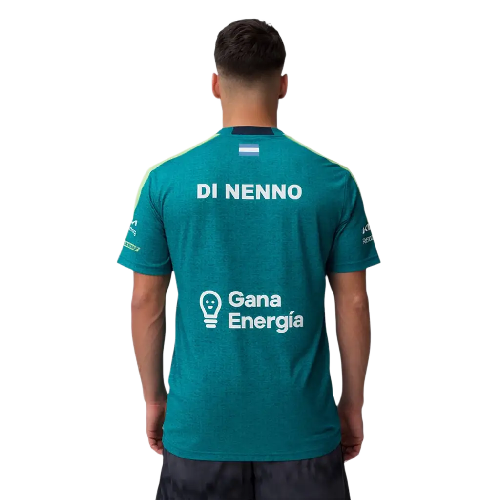 Camiseta Bullpadel Montse Di Nenno Verde Azulado Vigore - Image 2
