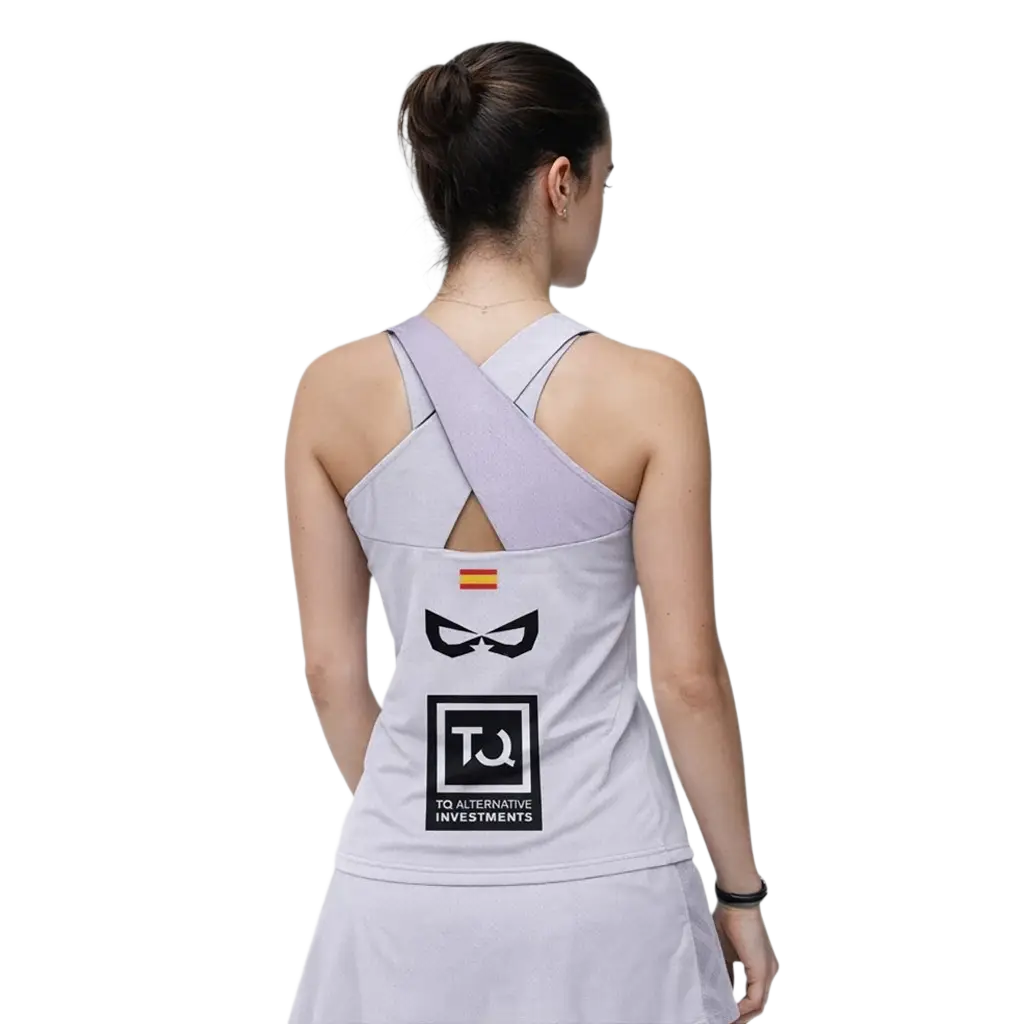Camiseta Bullpadel Pado Claudia Fernández Lila Pastel - Image 2