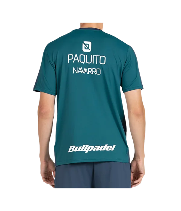 Camiseta Bullpadel Paquito Verde Oscuro - Image 4