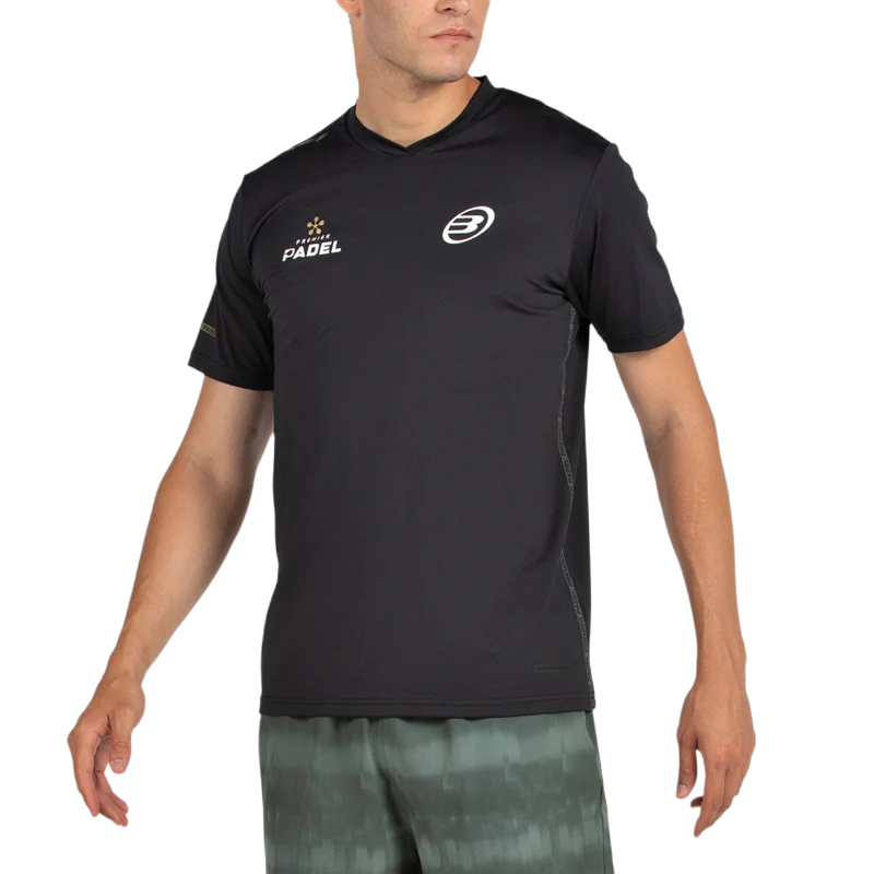 Camiseta Bullpadel Perico Premier Padel Negro 2026 - Image 2
