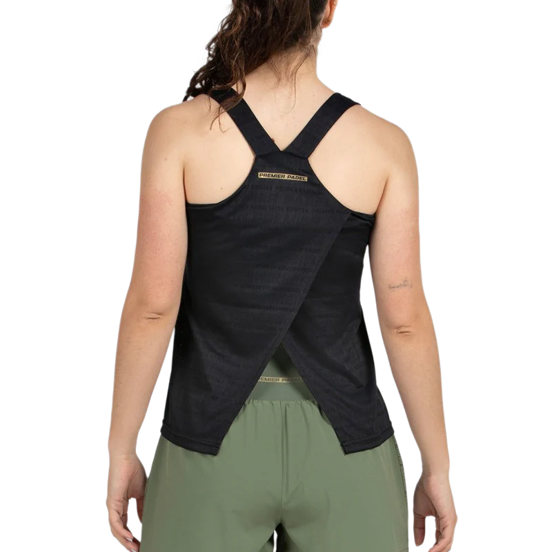 Camiseta Bullpadel Piura Negro Mujer 2026 - Image 4
