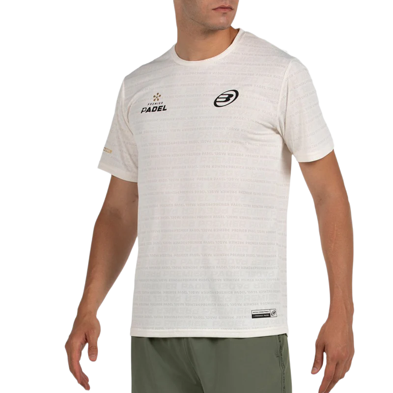 Camiseta Bullpadel Prilep Premier Padel Crudo - Image 2