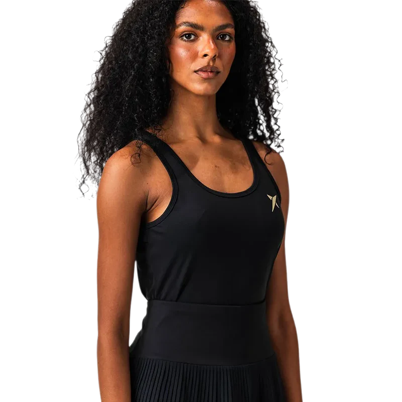 Camiseta de Tirantes Drop Shot Noor Negra - Image 2