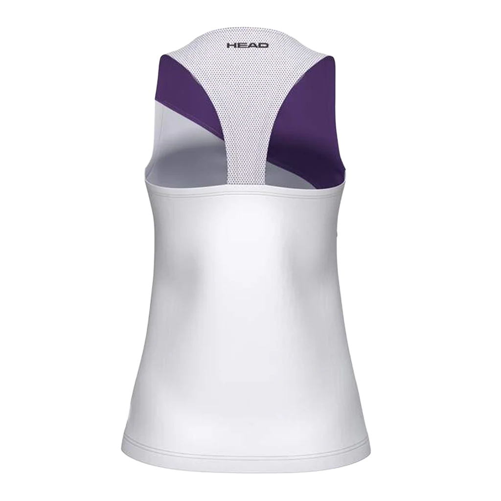 Camiseta de tirantes Head mujer Spirit Blanco/Morado 2026 - Image 2