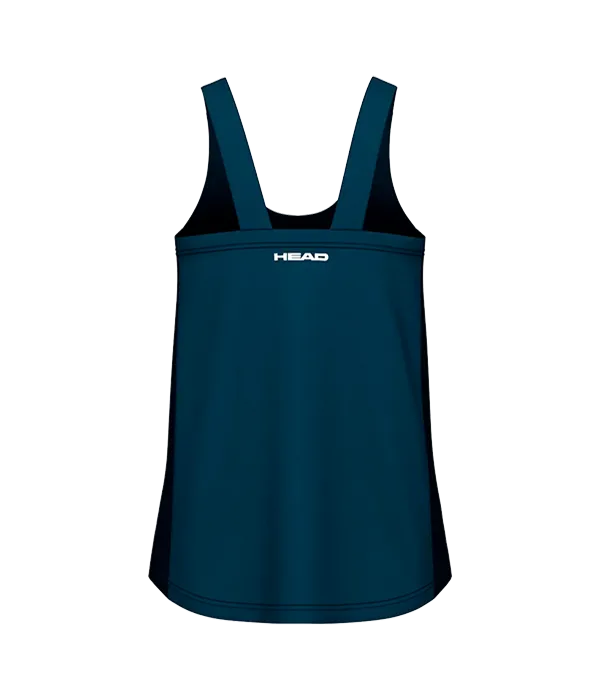 Camiseta de tirantes Head mujer Spirit Azul Marino - Image 2
