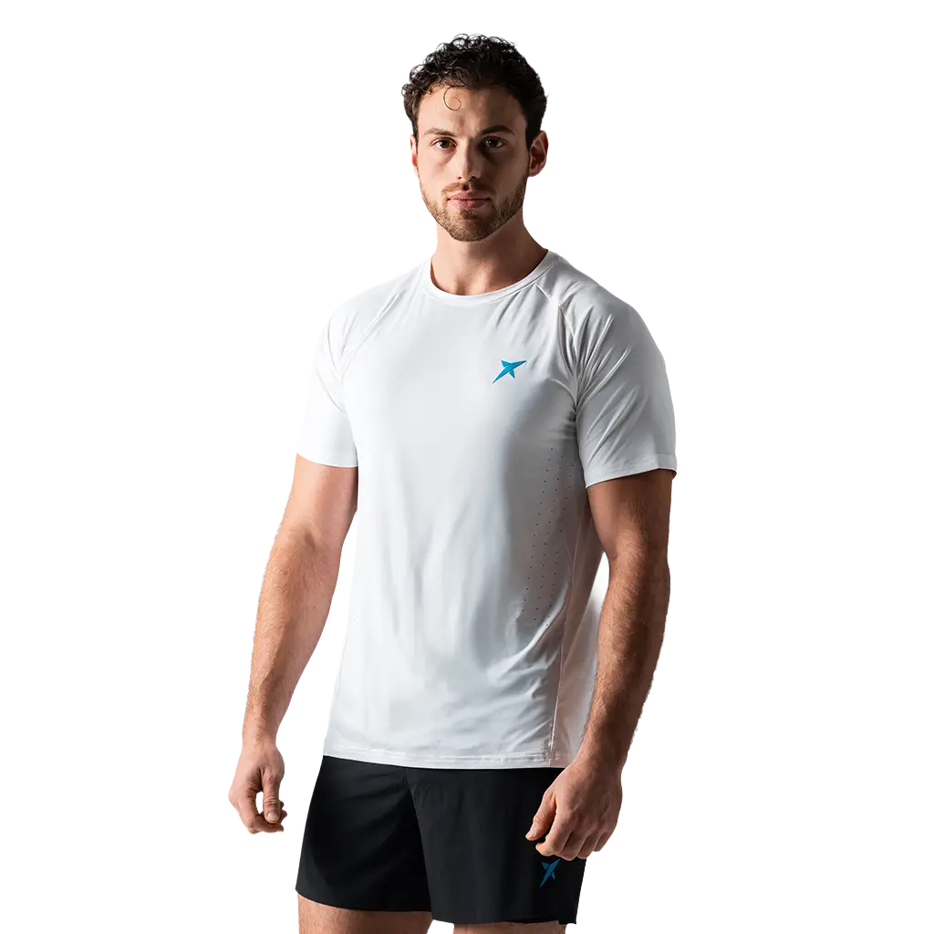 Camiseta Drop Shot Sanz Performance Blanco 2026