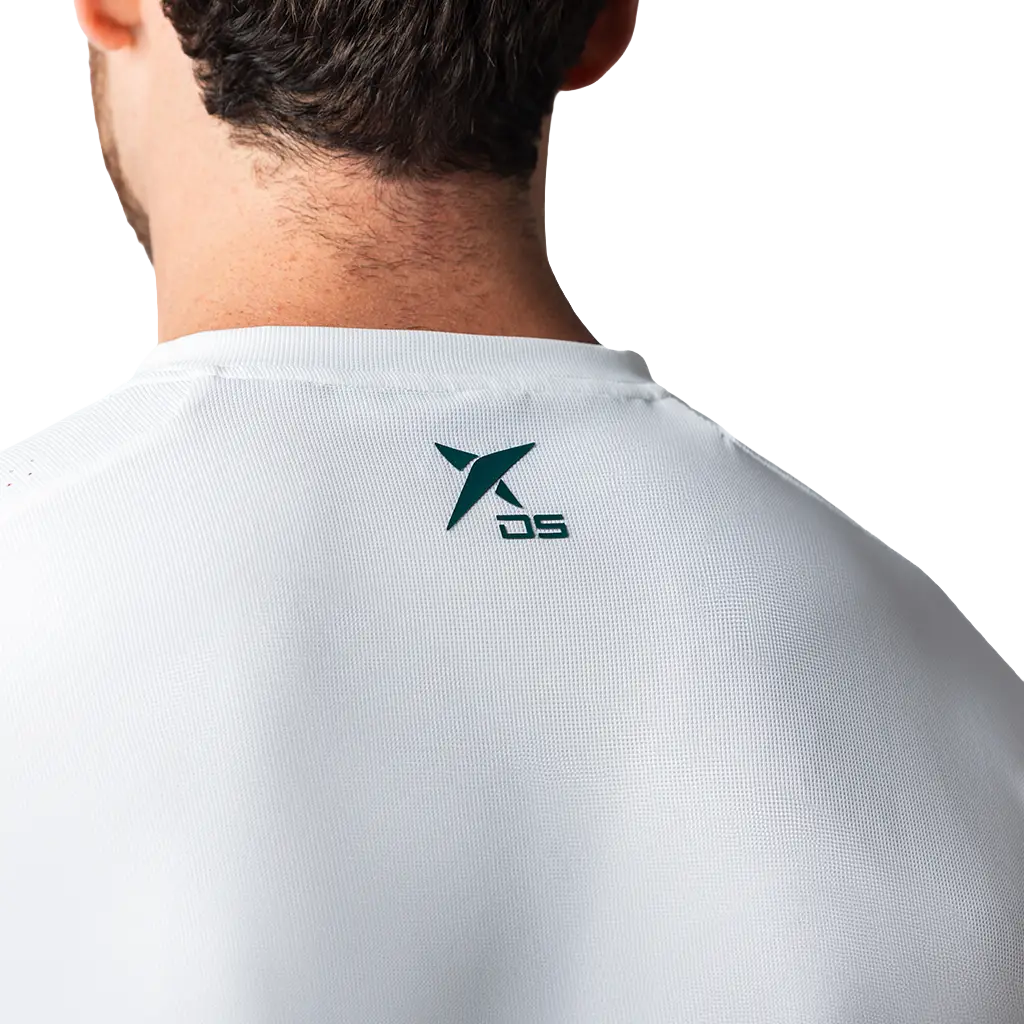 Camiseta Drop Shot Sanz Performance Blanco 2026 - Image 4