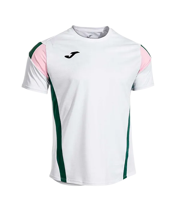Camiseta Joma Montreal Blanco/Verde/Rosa