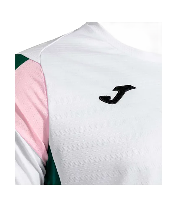 Camiseta Joma Montreal Blanco/Verde/Rosa - Image 3