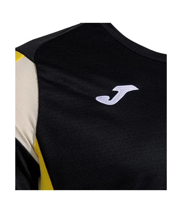 Camiseta Joma Montreal Negro/Amarillo/Blanco 2025 - Image 3