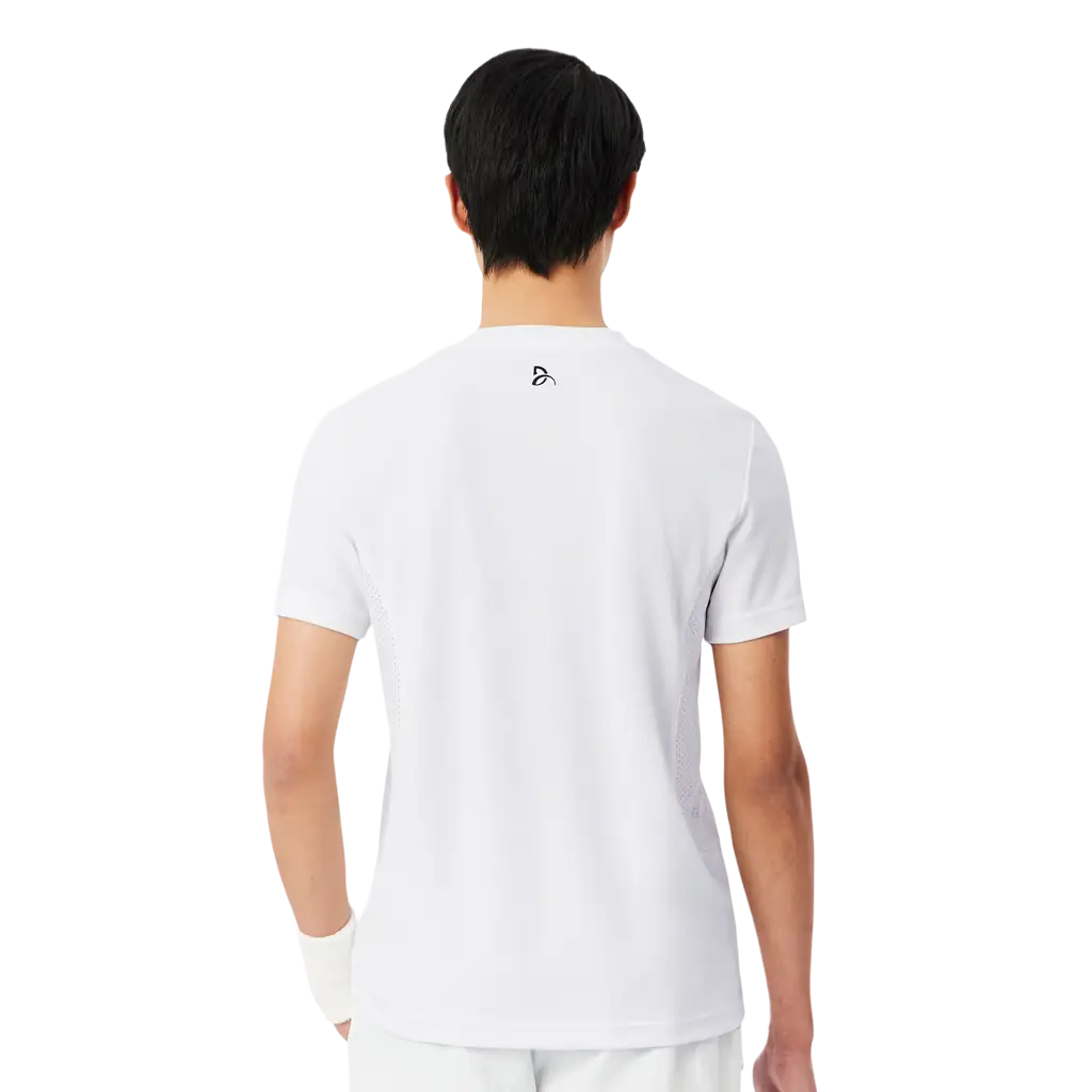 Camiseta Lacoste Novak Djokovic Blanco 2026 - Image 2