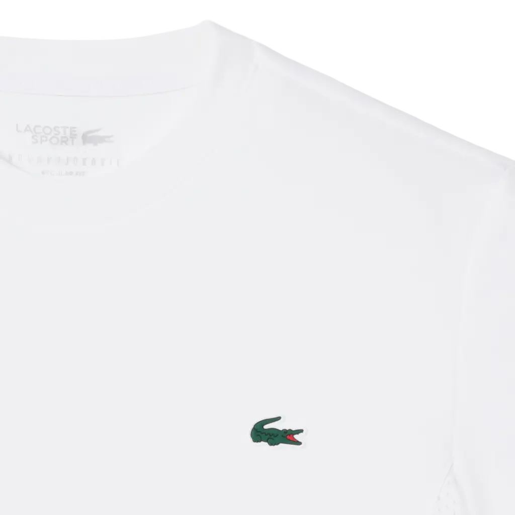 Camiseta Lacoste Novak Djokovic Blanco 2026 - Image 3