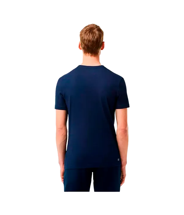 Camiseta Lacoste Regular Fit Algodon Azul Marino - Image 2