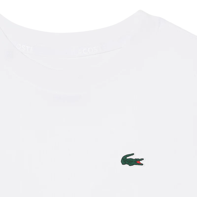 Camiseta Lacoste Ultra Dry Blanco Junior - Image 3
