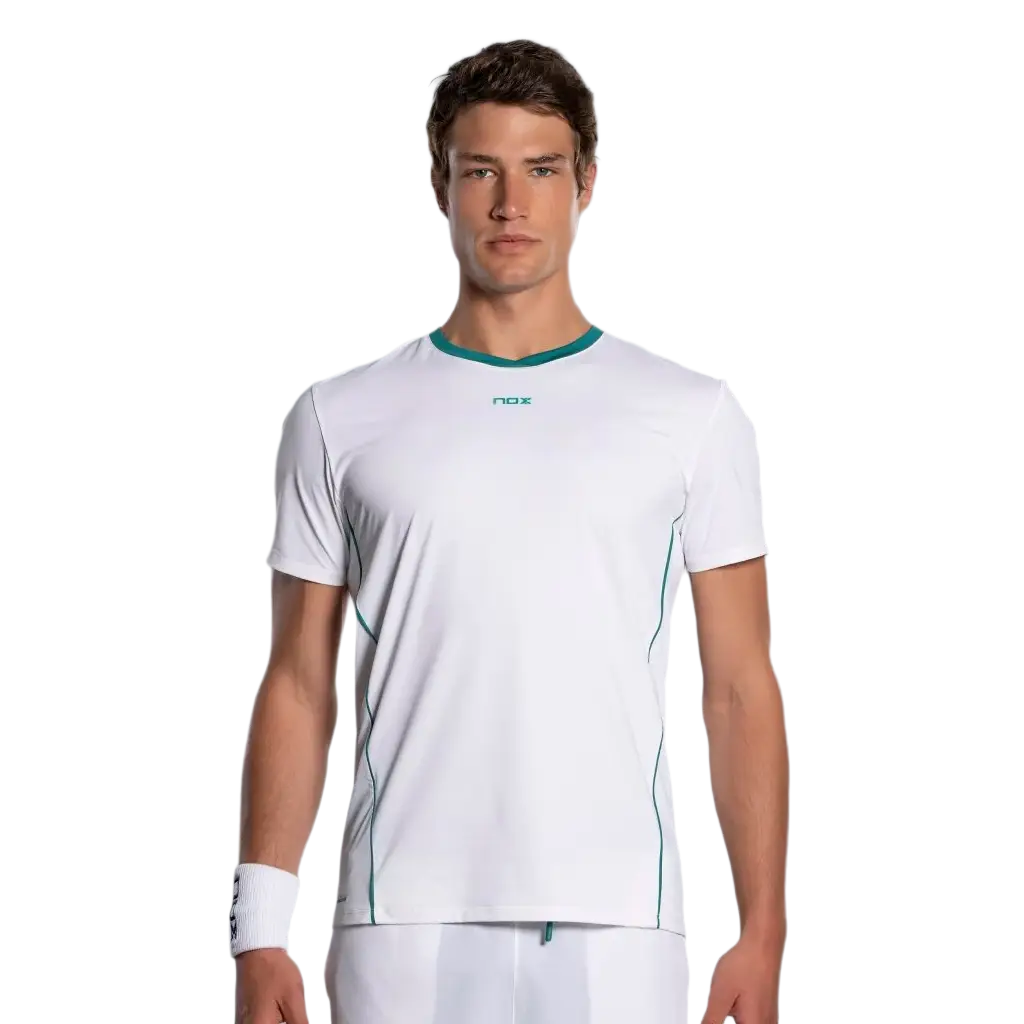 Camiseta Nox Pro White/Ivy Green 2026