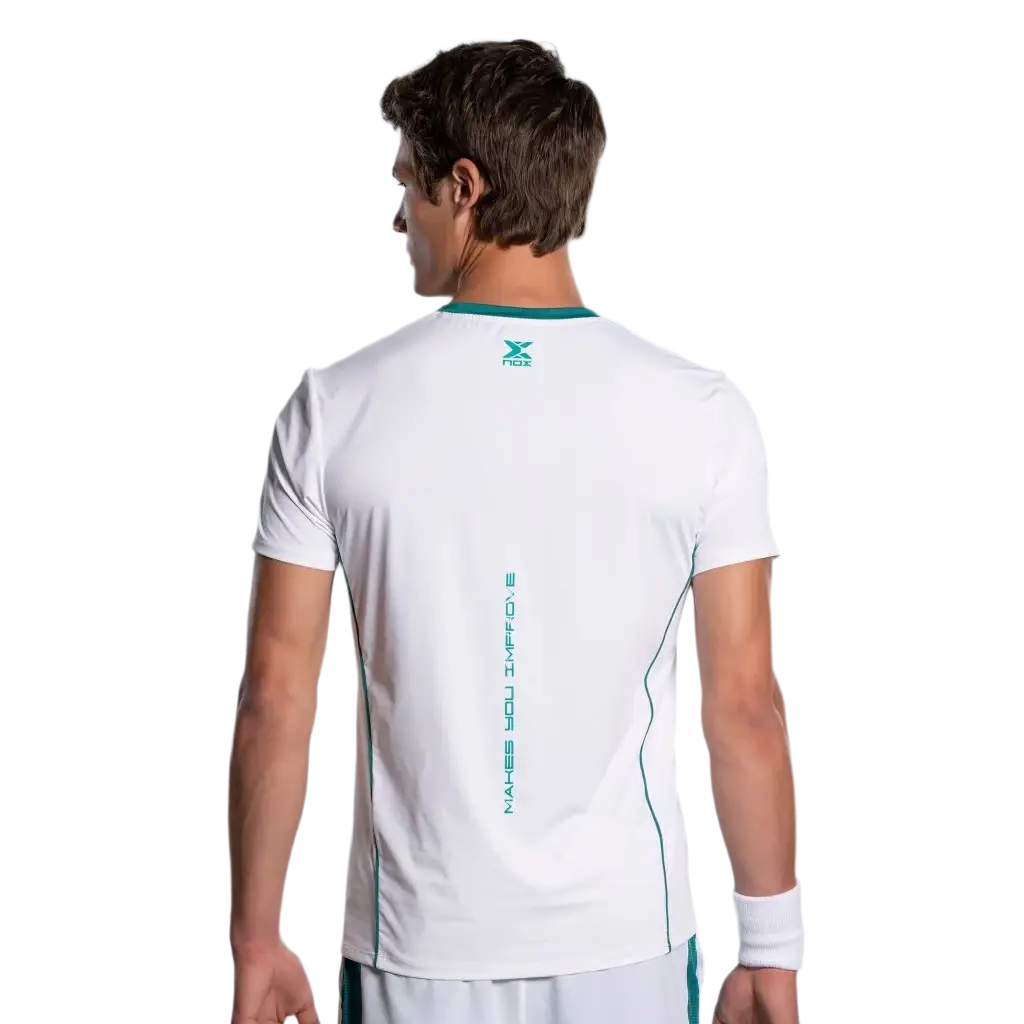 Camiseta Nox Pro White/Ivy Green 2026 - Image 3