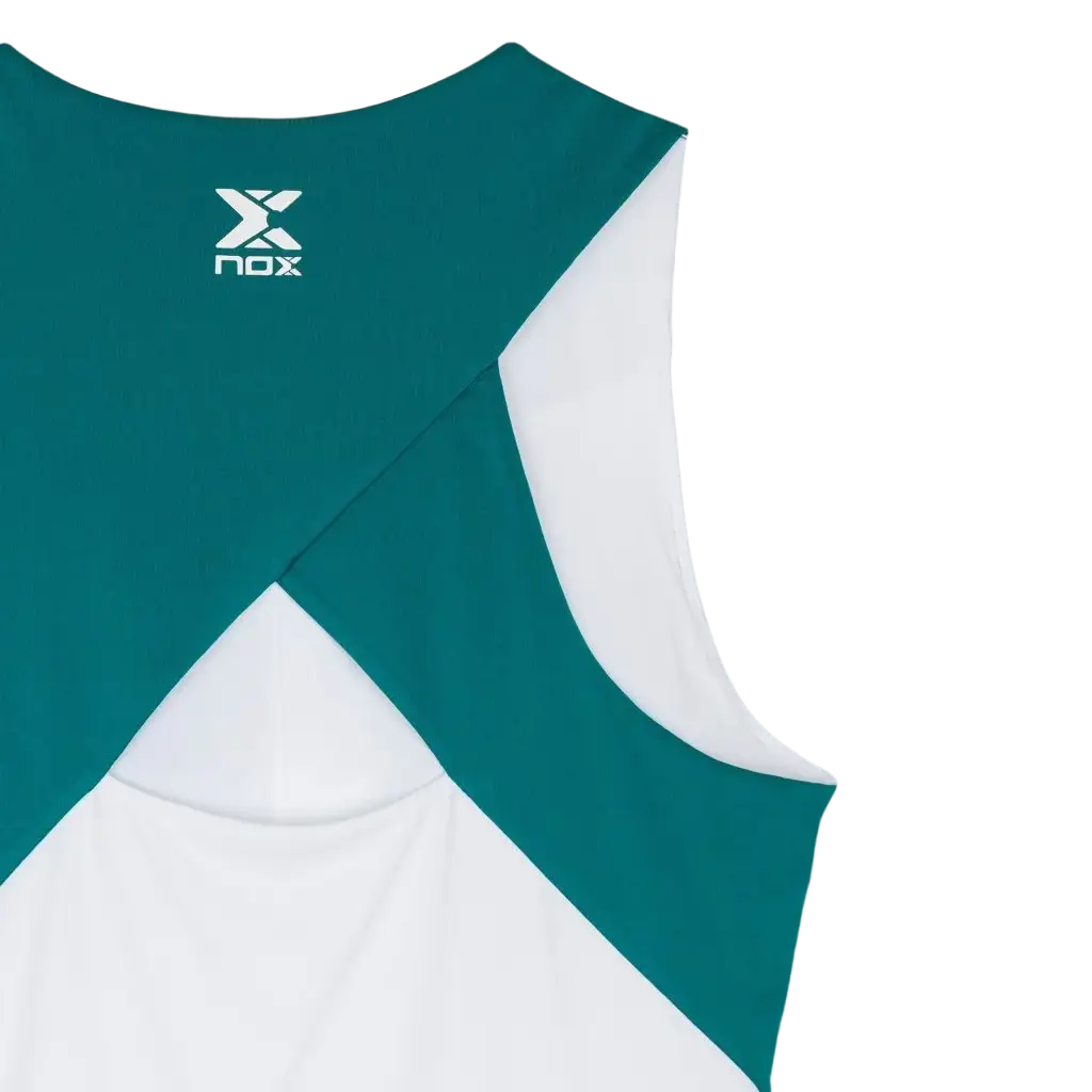 Camiseta Nox Tirantes Mujer Pro White/Ivy Green 2026 - Image 4