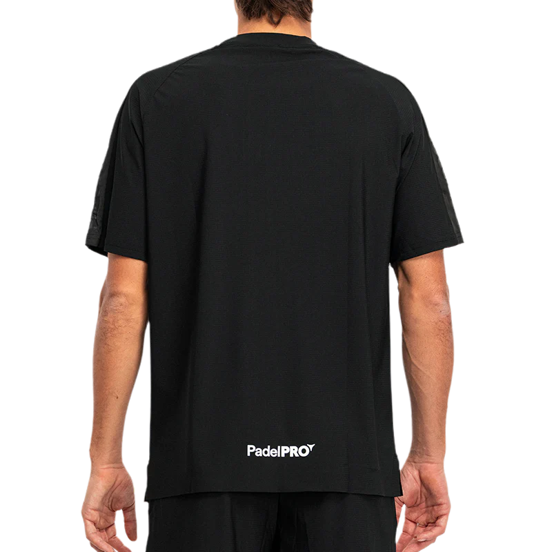 Camiseta Pro Elite PadelPRO Negra - Image 4